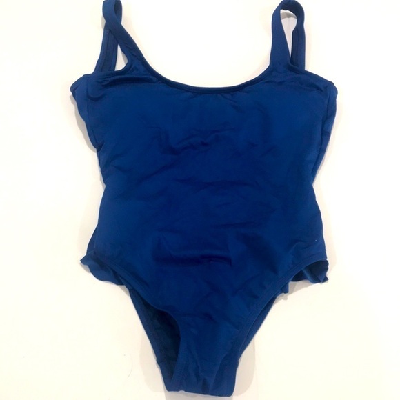Kenneth Cole reaction one piece swimsuit blue size small - Picture 1 of 4